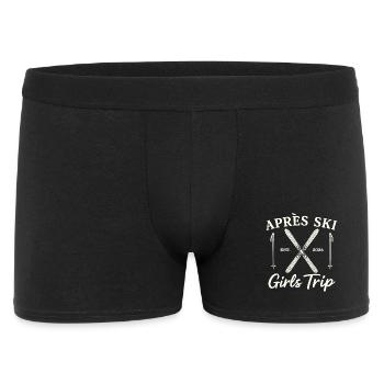 Girls Ski Holiday 2026 Après Ski Girls Trip Party - Men's Boxer Shorts - black - Front