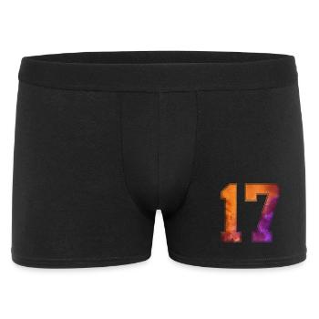NO. 17 NUMBER 17 COLLEGE 17TH BIRTHDAY - Men's Boxer Shorts - black - Front