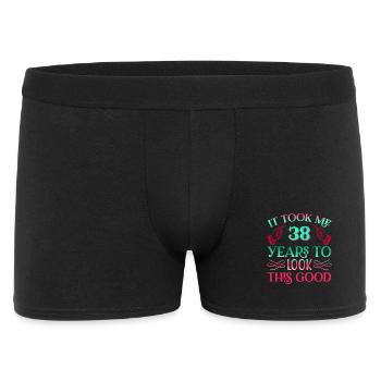 It took 38 years to look so good - Men's Boxer Shorts - black - Front