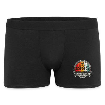 Original 1995 Jahrgang Geburtstag Retro Geschen - Männer Boxer Shorts - Schwarz - Vorne