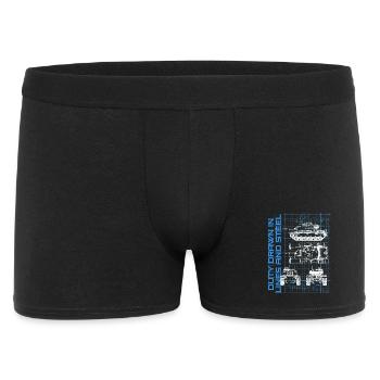 Mécanicien militaire - Boxer Homme - noir - Devant