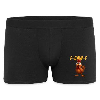 F-Caw-F Chicken Funny Chicken FCAWF F Caw F - Men's Boxer Shorts - black - Front