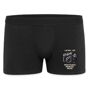 Passez au niveau supérieur | Mode manuel maîtrisé, ouverture ISO - Boxer Homme - noir - Devant