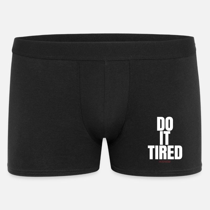 Mach es müde - Männer Boxer Shorts - Schwarz