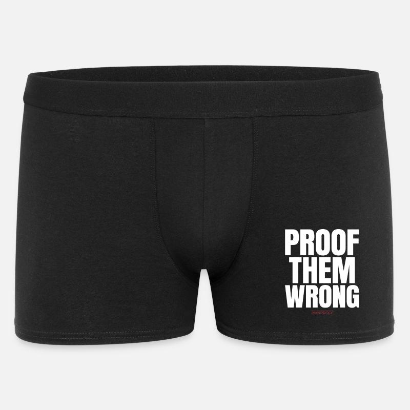 Proof Them Wrong  - Men's Boxer Shorts - black