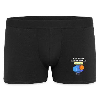 Eat, Sleep, Basketball, Repeat design - Men's Boxer Shorts - black - Front