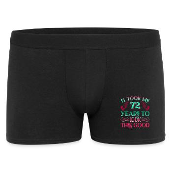 It took 72 years to look so good - Men's Boxer Shorts - black - Front