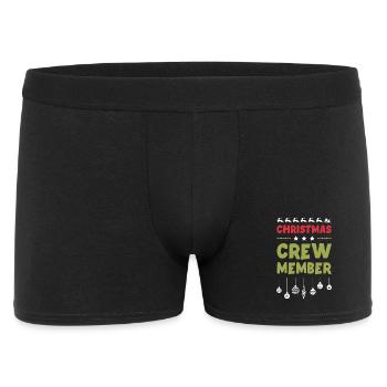 Weihnachten Crew Christmas - Men's Boxer Shorts - black - Front