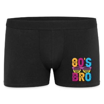 Années 80 Anniversaire 80s Déguisement Soirée - Boxer Homme - noir - Devant