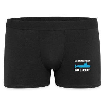 5. Juli Submarine Marine USA Uboot Veteran - Männer Boxer Shorts - Schwarz - Vorne
