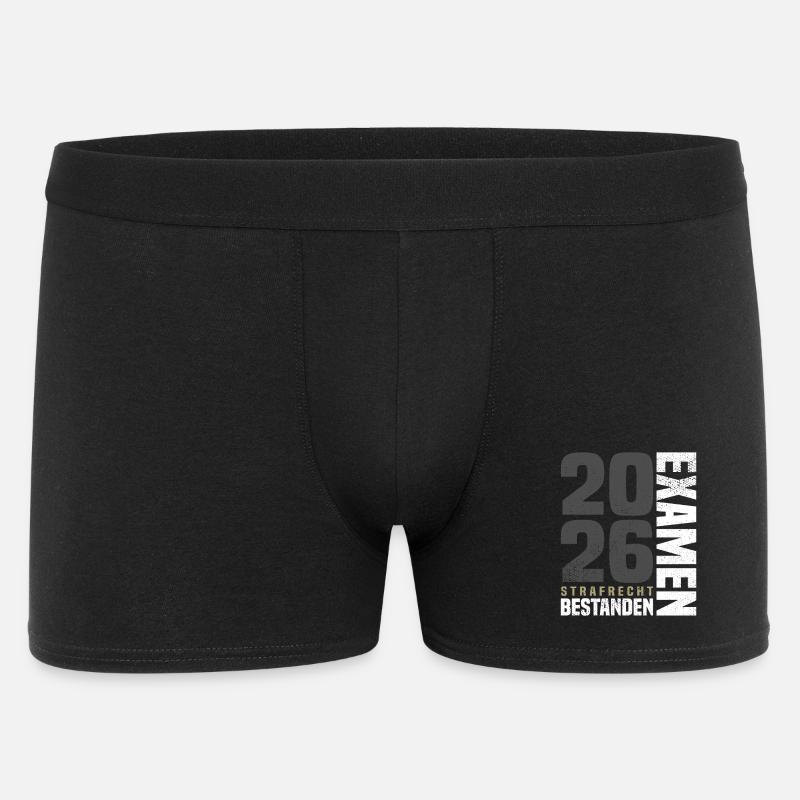 Examen Strafrecht 2026 - Männer Boxer Shorts - Schwarz