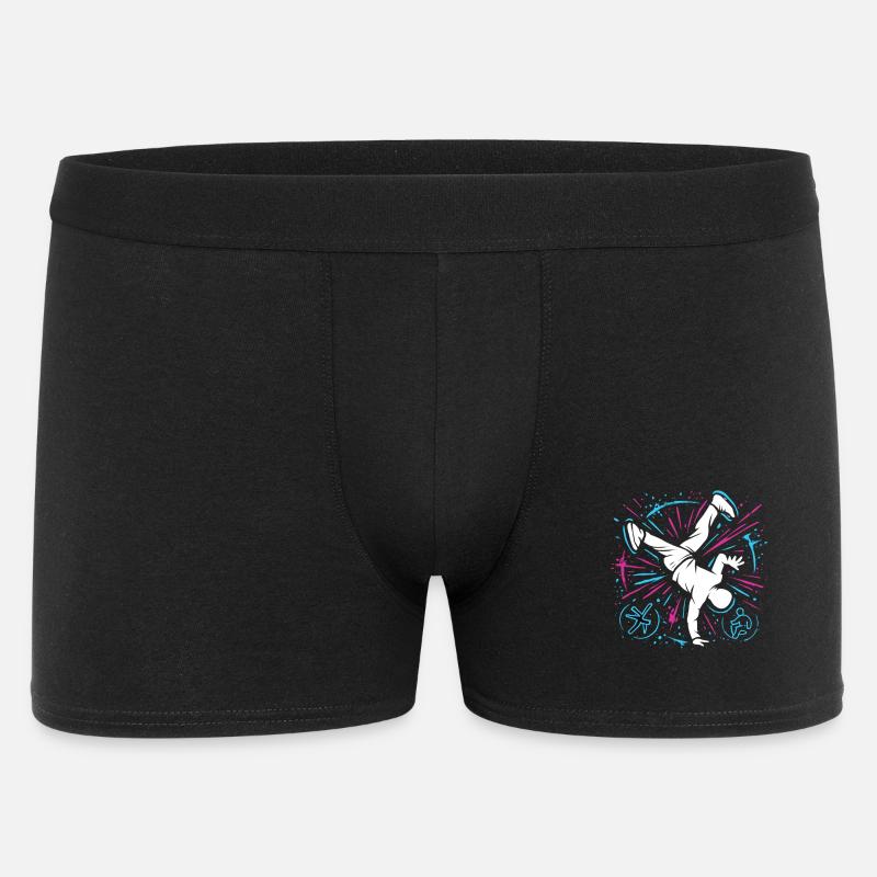 Breakdance Explosion – Streetstyle Tanz - Männer Boxer Shorts - Schwarz