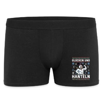 Noël CLOCHES ET HALTÈRES Fun - Boxer Homme - noir - Devant