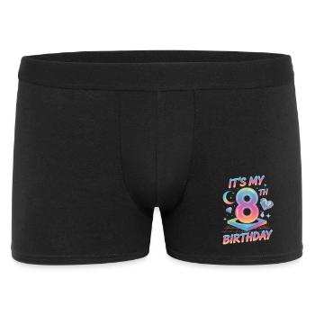 C’est mon 8e anniversaire K-pop Esthétique - Boxer Homme - noir - Devant