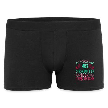 It took 45 years to look so good - Men's Boxer Shorts - black - Front