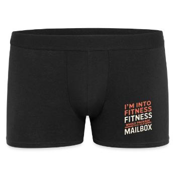 Je suis dans la forme physique Bureau de poste Postier Facteur - Boxer Homme - noir - Devant