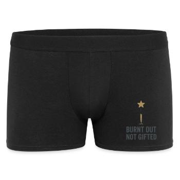 Highly gifted burnout graduate with academic - Men's Boxer Shorts - black - Front