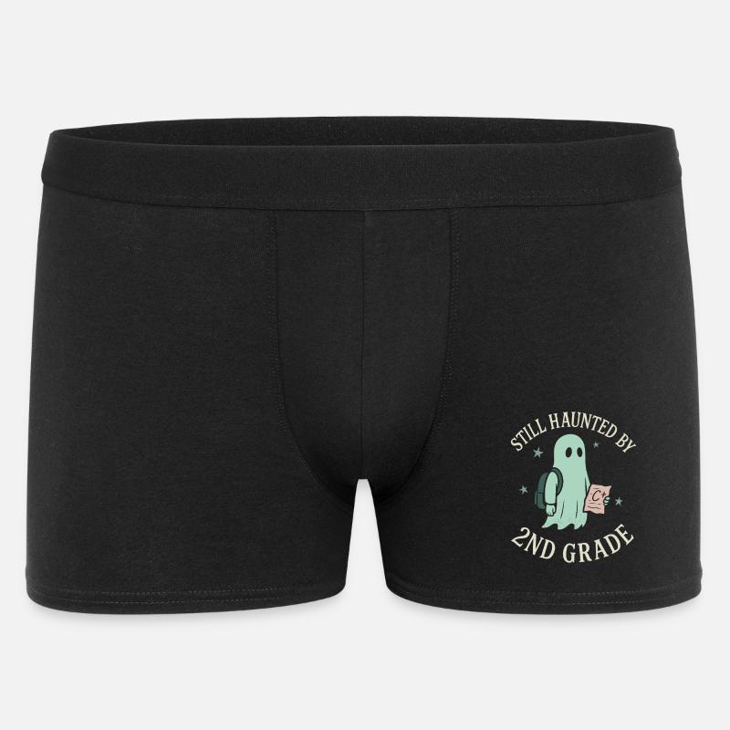 Hochbegabter Burnout-absolvent Mit Akademischem - Männer Boxer Shorts - Schwarz