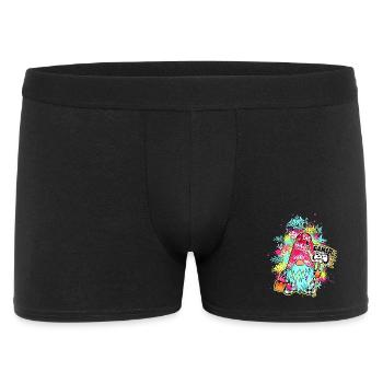 Gamer Gnome Street Art Graffiti Urban Gaming - Men's Boxer Shorts - black - Front