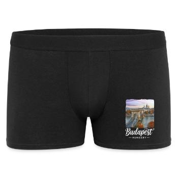 Budapest Hungary - Men's Boxer Shorts - black - Front