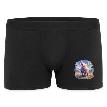 Cochon Cochon - Boxer Homme - noir - Devant