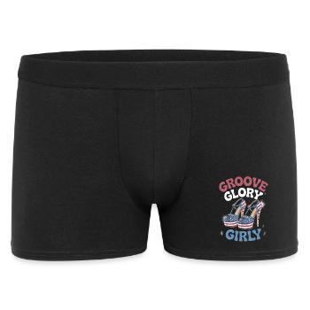 Groove Glory Girly Schuhe Design für Patrioten - Männer Boxer Shorts - Schwarz - Vorne