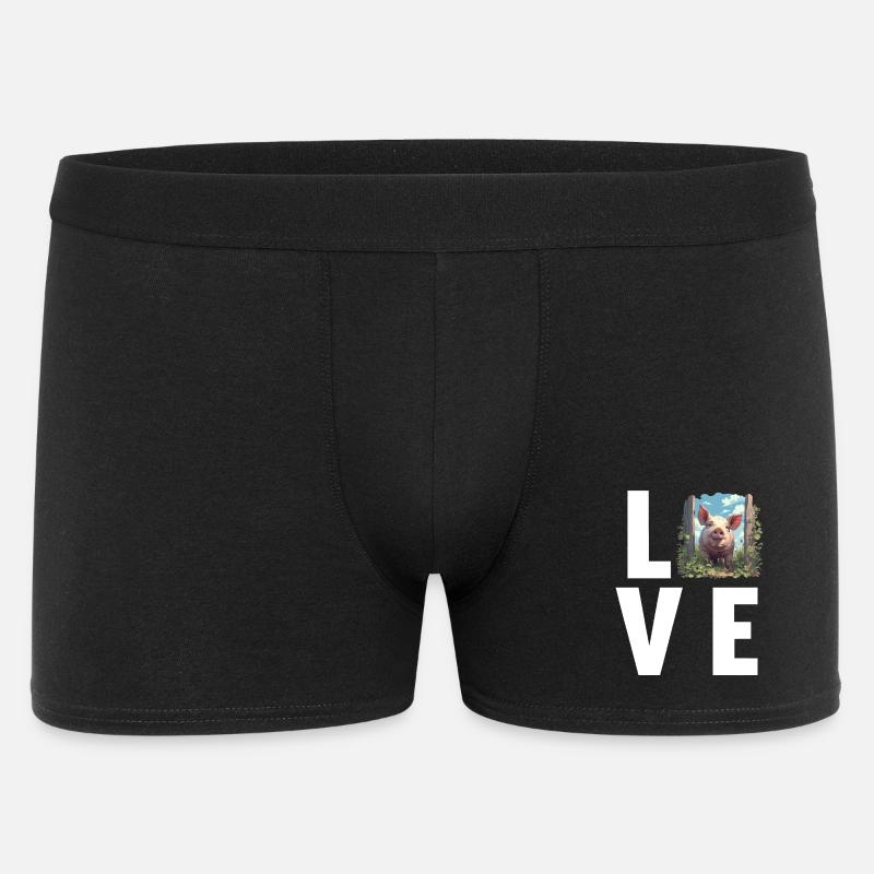 Pig Pig - Men's Boxer Shorts - black