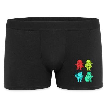 Santa Claus Christmas Tree Christmas - Men's Boxer Shorts - black - Front