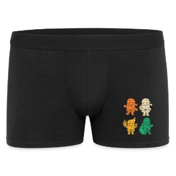 Santa Claus Christmas Tree Christmas - Men's Boxer Shorts - black - Front