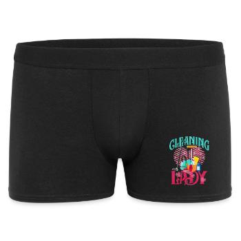Cleaning Heroine Retro Motif Cleaning - Men's Boxer Shorts - black - Front