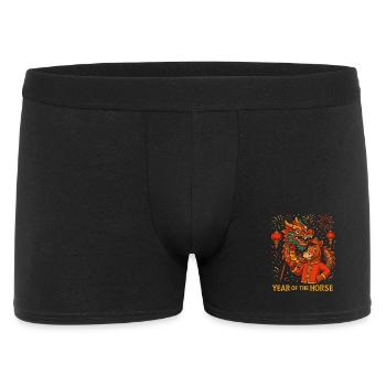 Year of the Horse 2026 – Chinese New Year for K - Men's Boxer Shorts - black - Front