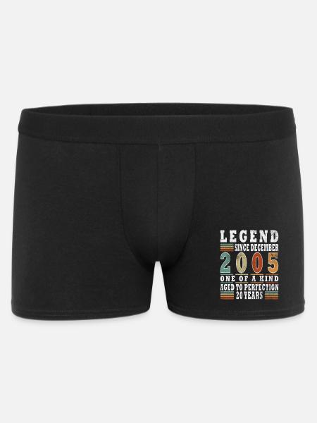 2005 December Birthday Gift - Men's Boxer Shorts - black