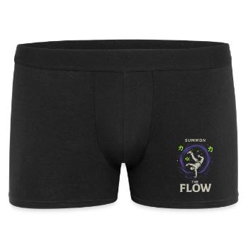 Anime Dance Streetwear Manga Hip Hop Otaku Crew - Men's Boxer Shorts - black - Front