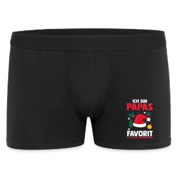 Santa Claus Dad's Favorite Christmas - Men's Boxer Shorts - black - Front
