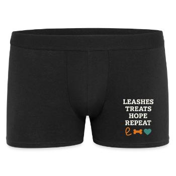 Adoption Day Pet Rescue Shelter - Men's Boxer Shorts - black - Front