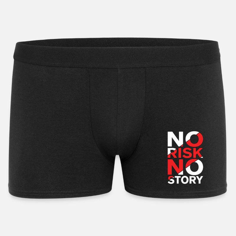 Pas de risque, pas d’histoire - Boxer Homme - noir