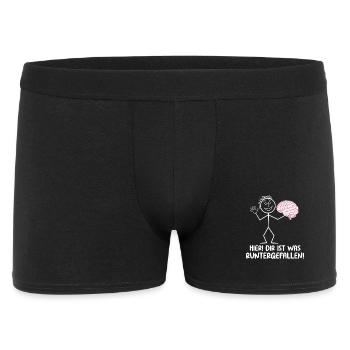 Ici, tu es tombé avec un ton sarcastique - Boxer Homme - noir - Devant