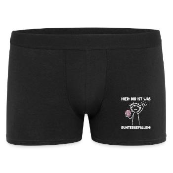 Ici, tu es tombé avec un ton sarcastique - Boxer Homme - noir - Devant