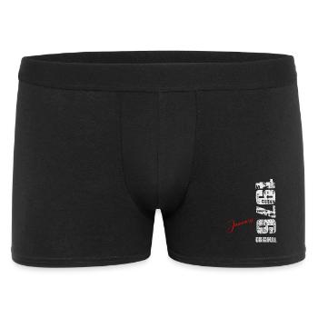 Janvier-1976-Vintage-Né-Anniversaire-Rétro - Boxer Homme - noir - Devant