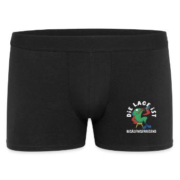 L’endroit est le poisson ivre - Boxer Homme - noir - Devant