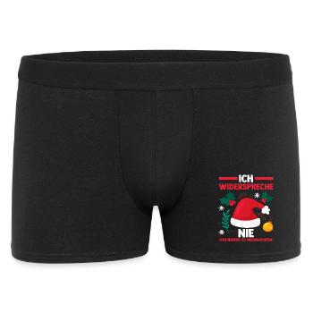 Santa Claus Christmas Time Christmas - Men's Boxer Shorts - black - Front