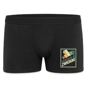 Born in Zwickau - Men's Boxer Shorts - black - Front
