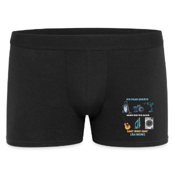 Gadgets Bande: Chef hat Unreht - Männer Boxer Shorts - Schwarz - Vorne