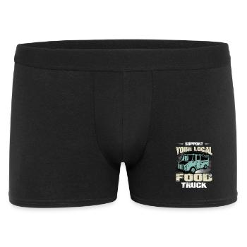 Food Truck Street Food Trucker Imbisswagen - Men's Boxer Shorts - black - Front
