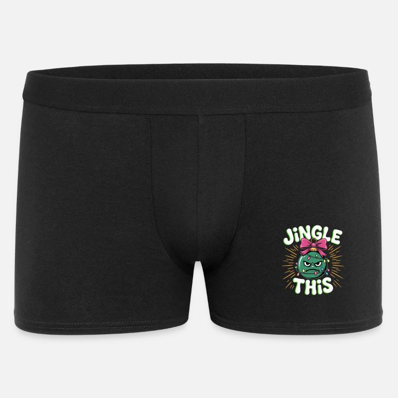 Tinte ce bal de Noël drôle - Boxer Homme - noir