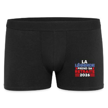 Retired in 2026 The Legend Retires 2026 - Men's Boxer Shorts - black - Front