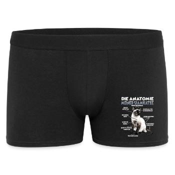 Siamkatzen T | Siamkatze Katzen Siam Katzenhalter - Männer Boxer Shorts - Schwarz - Vorne