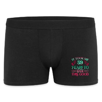 It took 59 years to look so good - Men's Boxer Shorts - black - Front