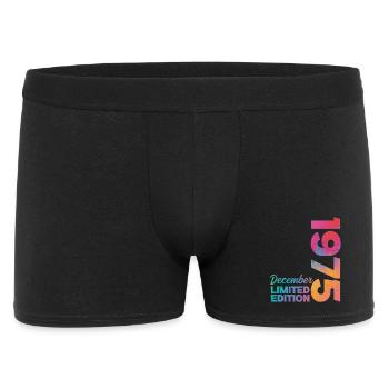 Anniversaire Décembre 1975 Né en Décembre Cadeau - Boxer Homme - noir - Devant