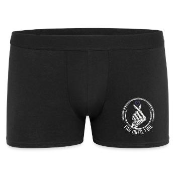 Fan until I Die – Skeleton Heart - Men's Boxer Shorts - black - Front